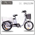 Triciclo elétrico da marca EN15194 36v 250w de MOTORLIFE / OEM, triciclo de três rodas para o adulto